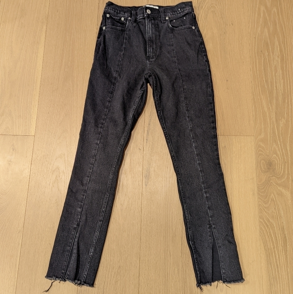 Women's Abercrombie Skinny High Rise Black Jeans